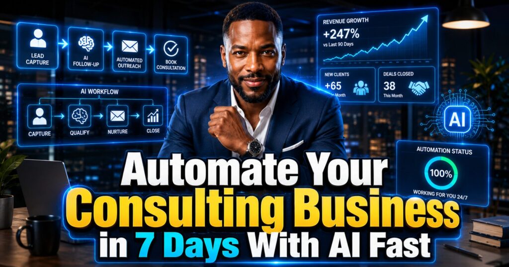 Automate Your Consulting Business in 7 Days With AI Fast