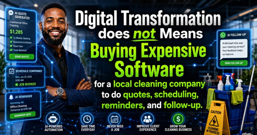 Cleaning Business Automation Without Expensive Software